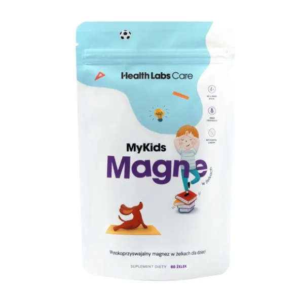 Health Labs MyKids Magne, żelki, smak tropikalny, 60 szt.