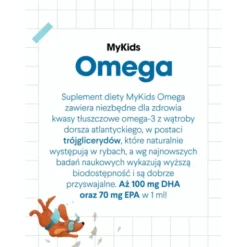 HealthLabs, MyKids Omega DHA+EPA, krople, smak truskawkowy, 100 ml