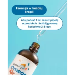 HealthLabs, MyKids Omega DHA+EPA, krople, smak truskawkowy, 100 ml