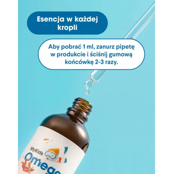 HealthLabs, MyKids Omega DHA+EPA, krople, smak truskawkowy, 100 ml