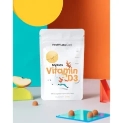 HealthLabs MyKids Vitamin D3, żelki, smak jabłkowy, 60 szt.
