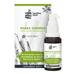 Healthy Herb, Panax Ginseng, żeń-szeń koreański, krople, 30 ml