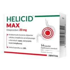 Helicid MAX (Piastprazol), 20 mg, kapsułki dojelitowe twarde, 14 szt.