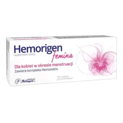 Hemorigen femina, tabletki powlekane, 20 szt.