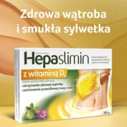Hepaslimin z witaminą D3, tabletki powlekane, 30 szt.