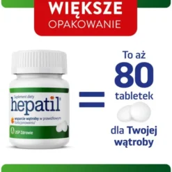 Hepatil, tabletki, 80 szt.