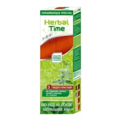 Herbal Time, naturalna henna do włosów, nr 03 miodowa czerwień, 75 ml