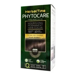 Herbal Time Phytocare, farba do włosów 6WN, mokaccino, 130 ml