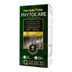 Herbal Time Phytocare, farba do włosów 8A, ash blonde, 130 ml