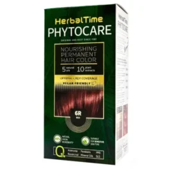 Herbal Time Phytocare, farba do włosów, 6R Red, 130 ml