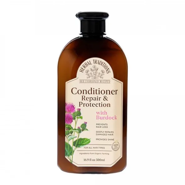 Herbal Traditions, odżywka do włosów z łopianem, 500 ml