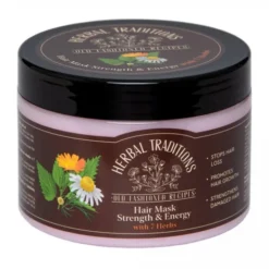 Herbal Traditions, Strenght & Energy, maska do włosów z 7 ziołami, 300 ml