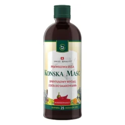 Herbamedicus, maść końska, rozgrzewająca, spirytusowy wyciąg z ziół, 400 ml