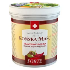 Herbamedicus SwissMedicus, szwajcarska maść końska Forte, rozgrzewająca, 500 ml