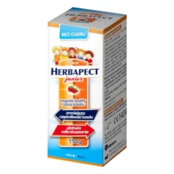 Herbapect Junior bez cukru, syrop, 110 g