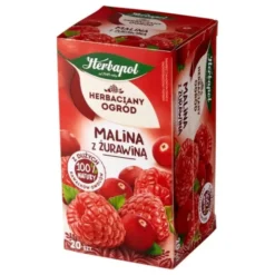Herbapol Herbaciany Ogród, malina z żurawiną, saszetki, 20 szt.