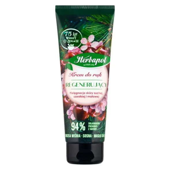 Herbapol, krem do rąk, regenerujący, 75 ml