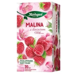 Herbapol Malina z kwiatem róży, torebki, 20 szt.