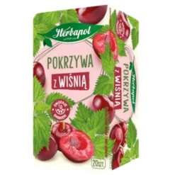 Herbapol Pokrzywa z wiśnią, torebki, 20 szt.