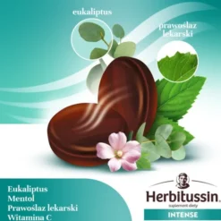 Herbitussin Intense, pastylki do ssania, 10 szt.