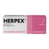 Herpex, 50 mg/g, krem, 2 g (tuba)