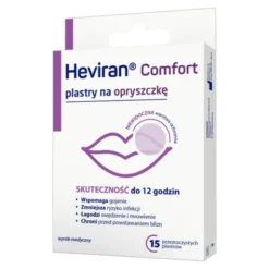 Heviran Comfort, plasrty na opryszczkę, 15 szt.