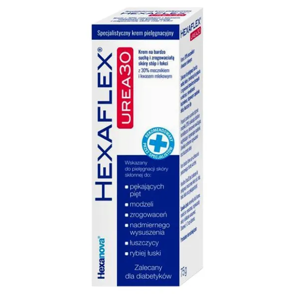 Hexaflex Urea 30, krem pielęgnacyjny, 75 g