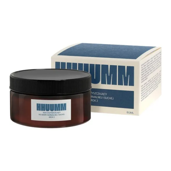 Hhuumm Krok 2, mus oczyszczający do skóry normalnej i suchej, 80 ml