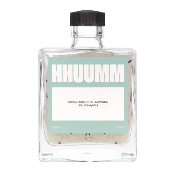 Hhuumm, sól do kąpieli, sosna, eukaliptus i lawenda, 500 ml