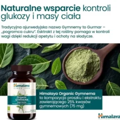 Himalaya Organic Gymnema, tabletki, 60 szt.