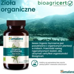 Himalaya Organic Gymnema, tabletki, 60 szt.