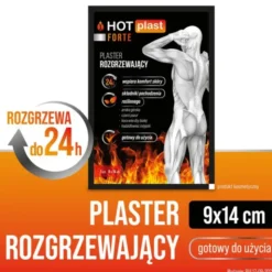 Hot Plast Forte, plaster rozgrzewający, 9 x 14 cm, 1 szt.