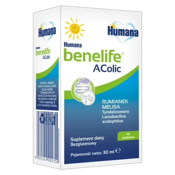 Humana benelife AColic, płyn, 30 ml