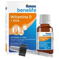 Humana benelife D3 + DHA, płyn, 15 ml