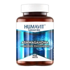 Humavit Ashwagandha + Drożdże Piwowarskie, tabletki, 150 szt.