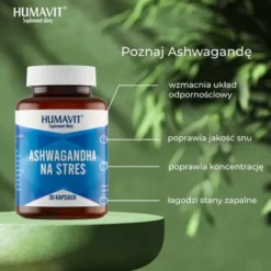 Humavit Ashwagandha Na Stres, kapsułki, 30 szt.