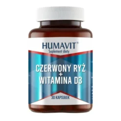 Humavit, Czerwony ryż + witamina D3, kapsułki, 30 szt.