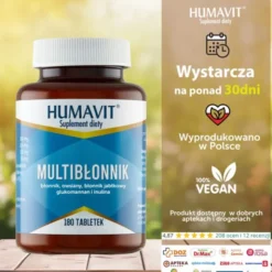 Humavit, Multibłonnik, tabletki, 180 szt.