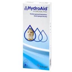 HydroAid Hydrogel Pad, opatrunek hydrożelowy w postaci maski na twarz, 2 szt.