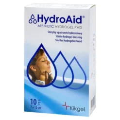 HydroAid Hydrogel Pad, opatrunek hydrożelowy, 7 cm x 12 cm, 10 szt.