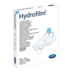 Hydrofilm, przezroczysty opatrunek foliowy, jałowy, 6 cm x 7 cm, 10 szt.