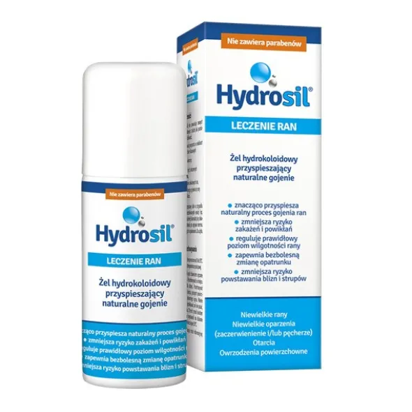 Hydrosil Leczenie Ran, żel hydrokoloidowy przyspieszający gojenie, 70 ml