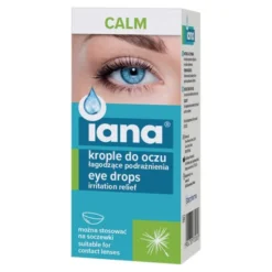 Iana Calm, łagodzące podrażnienia krople do oczu, 10 ml