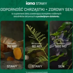 Iana Stawy Odporność Chrząstki + Zdrowy sen, tabletki, 60 szt.