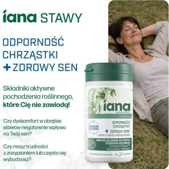 Iana Stawy Odporność Chrząstki + Zdrowy sen, tabletki, 60 szt.