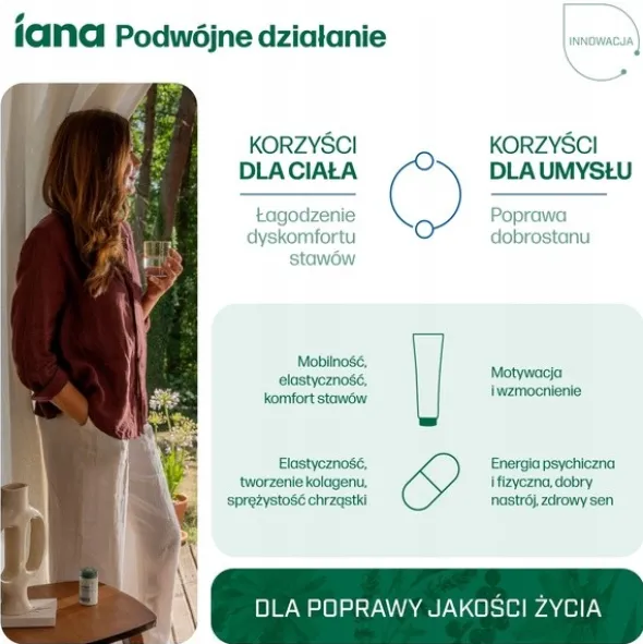 Iana Stawy Odporność Chrząstki + Zdrowy sen, tabletki, 60 szt.