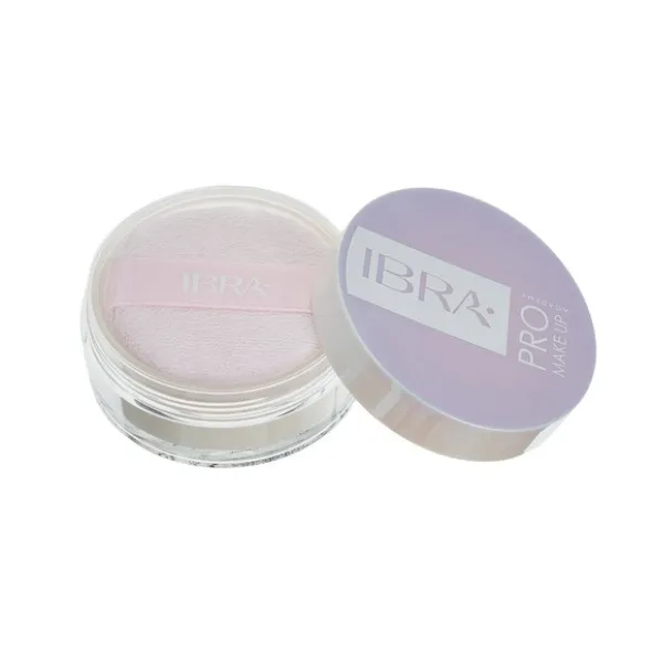 Ibra Glass Powder Pro Makeup Academy, transparentny puder rozświetlający, 5 g