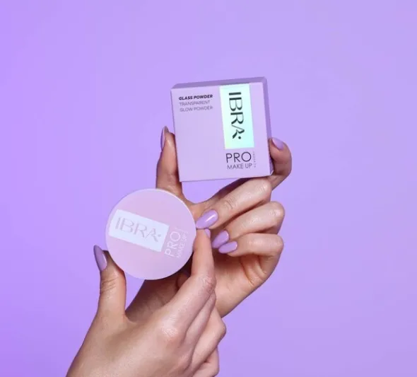 Ibra Glass Powder Pro Makeup Academy, transparentny puder rozświetlający, 5 g