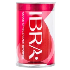 Ibra Makeup Blender Sponge, gąbeczka do makijażu, czerwona, 1 szt.