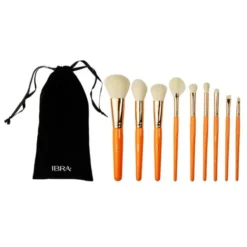 IBRA Makeup Fresh, zestaw profesjonalnych pędzli, 9 szt.